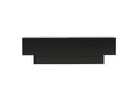 Designer TV-Lowboard Avento – Schwaarz, Matt, mat Mëttelfouss