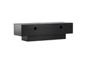 Designer TV-Lowboard Avento – Schwaarz, Matt, mat Mëttelfouss