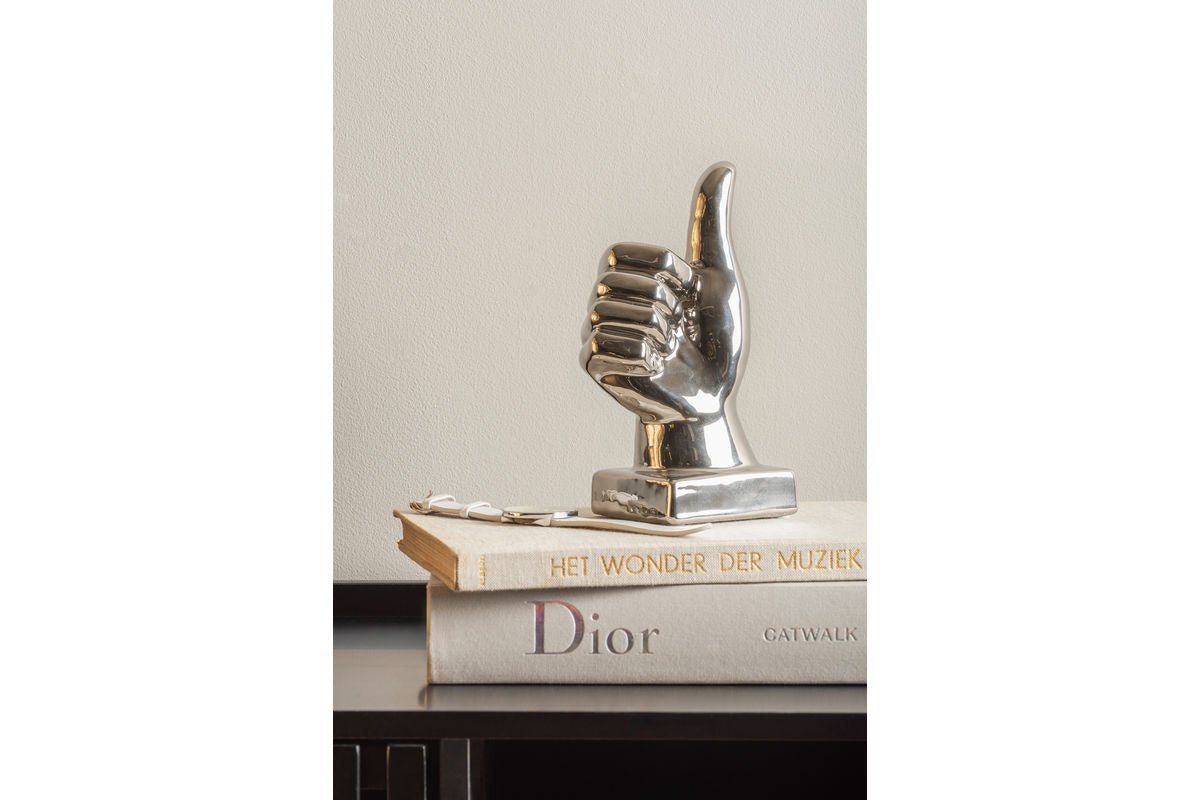Statue "Thumbs" – Ceramic Figure with Glossy Surface