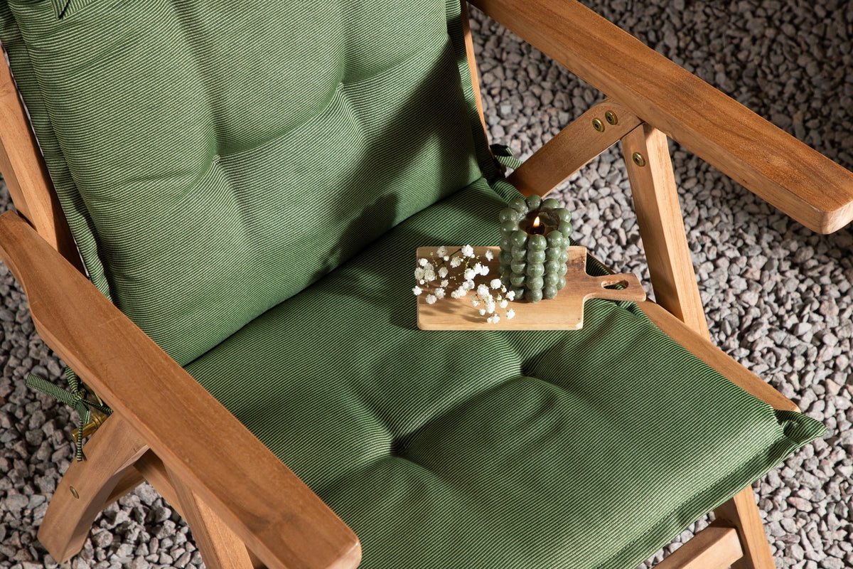 6-piece Set - Garden Chair Cushions Siena made of Polyester in 4 Colors