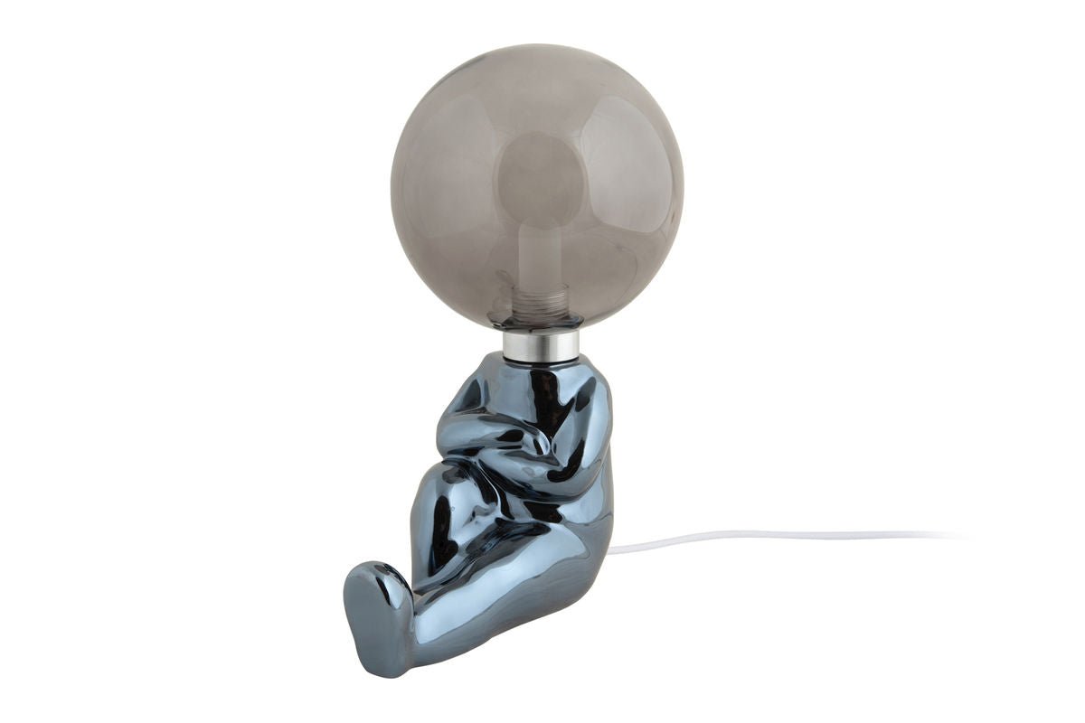 Lampe de table Antman (assis) - Lampe design laquée brillante avec LED