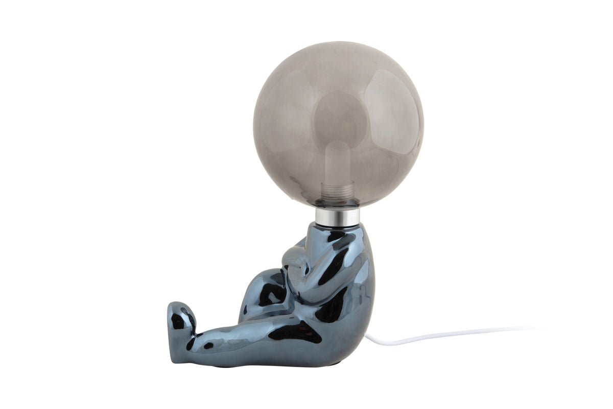 Lampe de table Antman (assis) - Lampe design laquée brillante avec LED