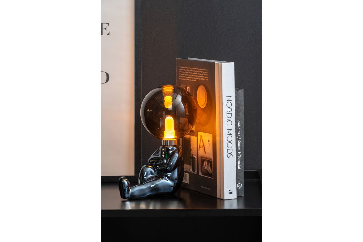 Lampe de table Antman (assis) - Lampe design laquée brillante avec LED