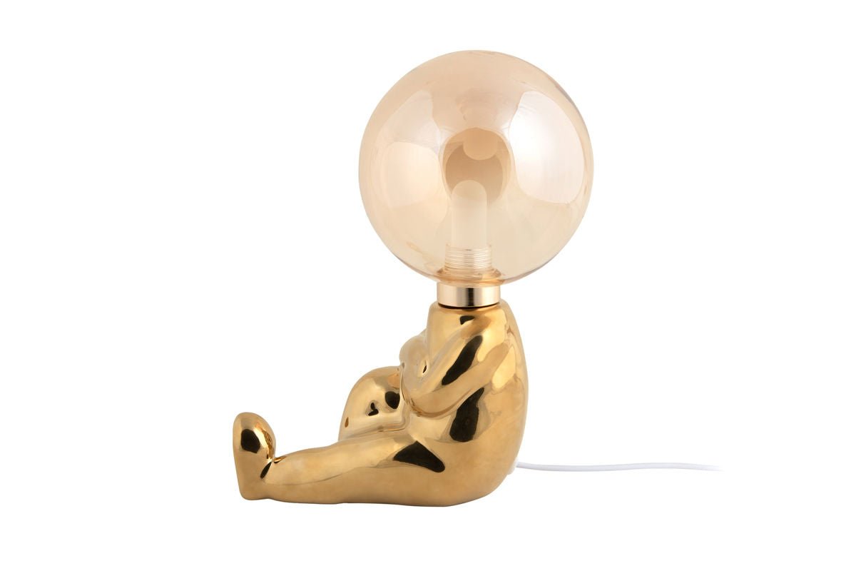 Lampe de table Antman (assis) - Lampe design laquée brillante avec LED