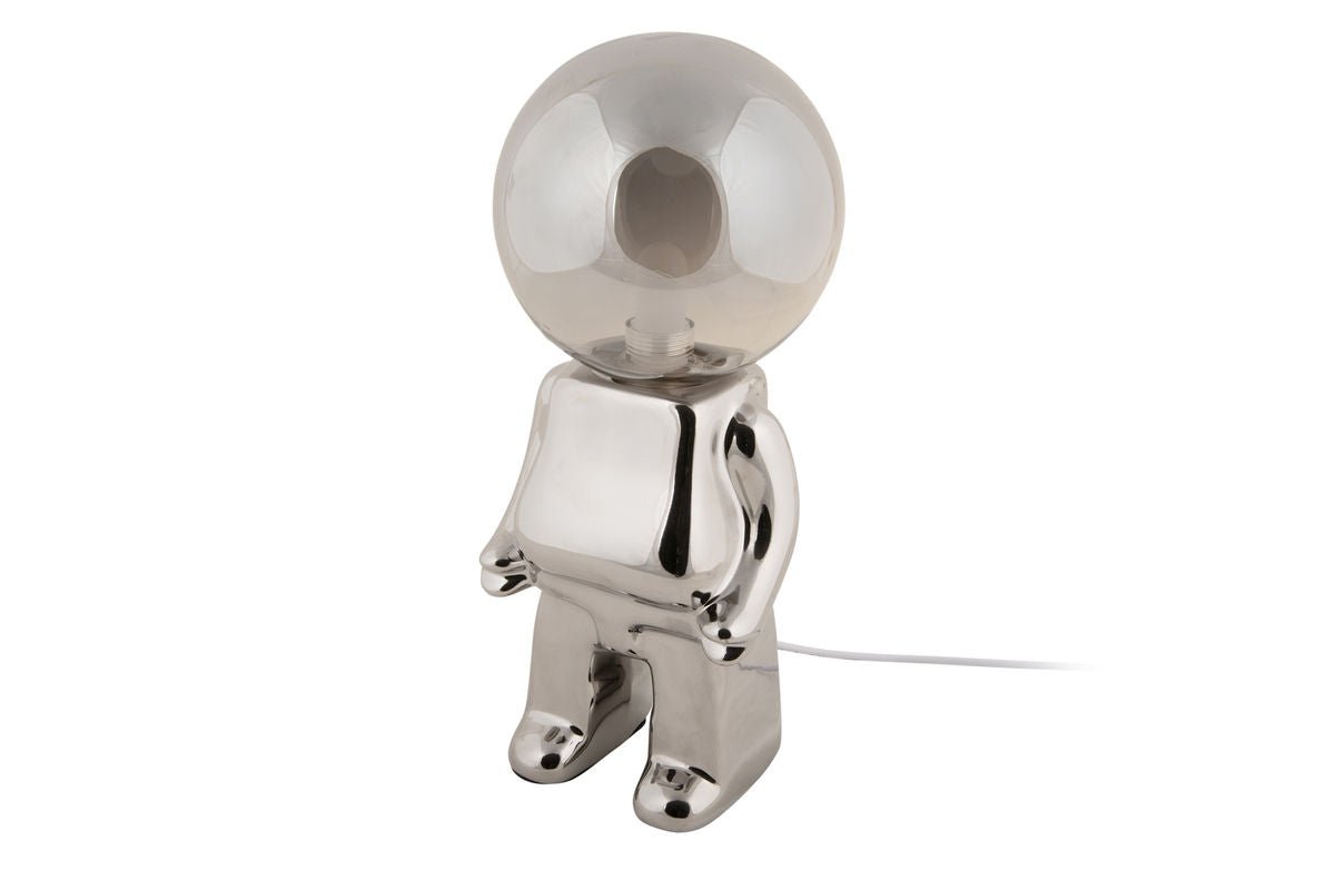 Dëschlampe Antman - Designlampe mat héichglänzender Beschichtung a LED