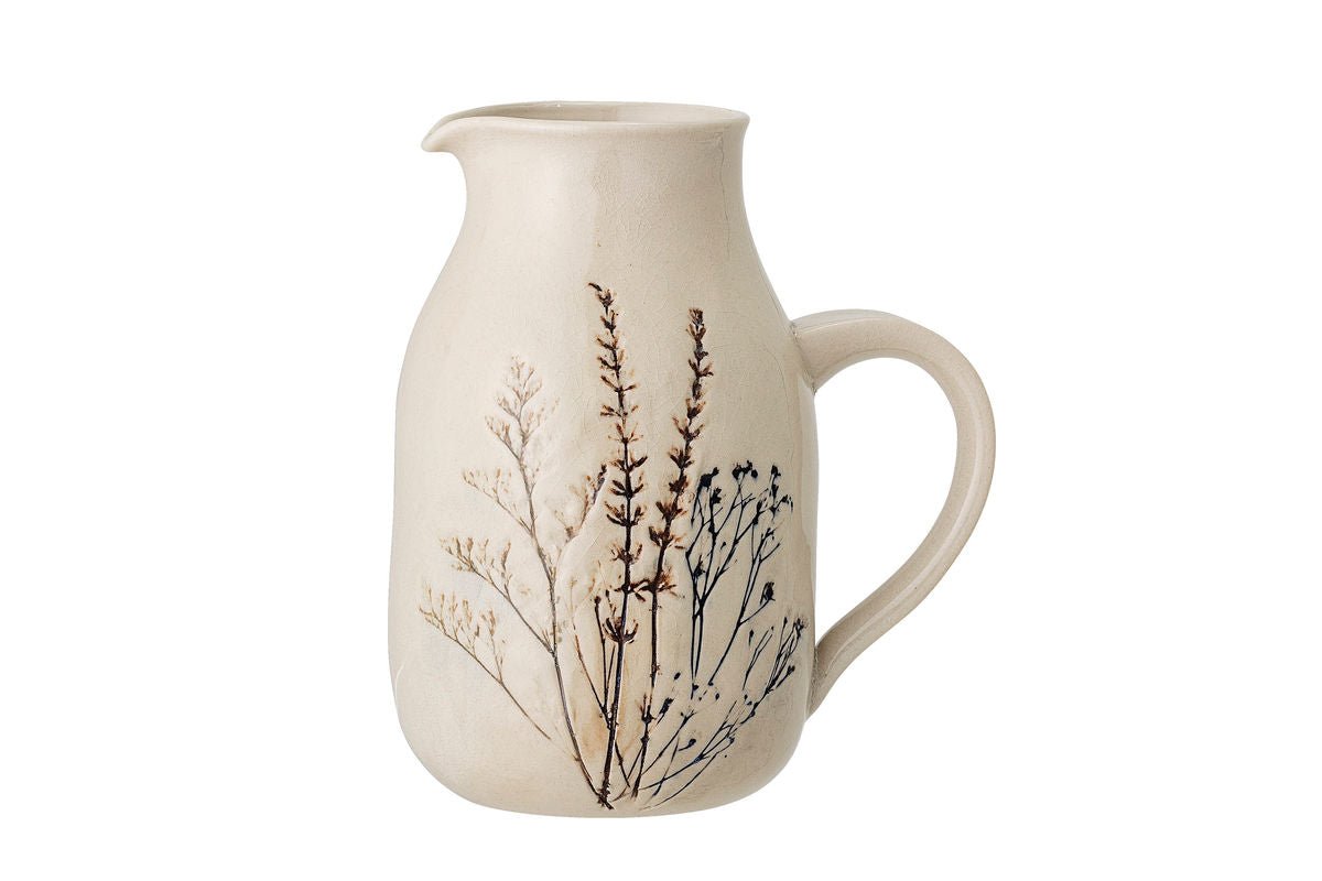 Krug Elva – Hand-painted Stoneware with Floral Motif