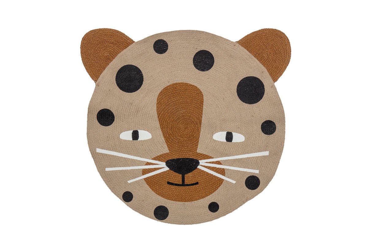 Kanner-Teppe „Leon“ – Natierleche Faarwe Juteteppich