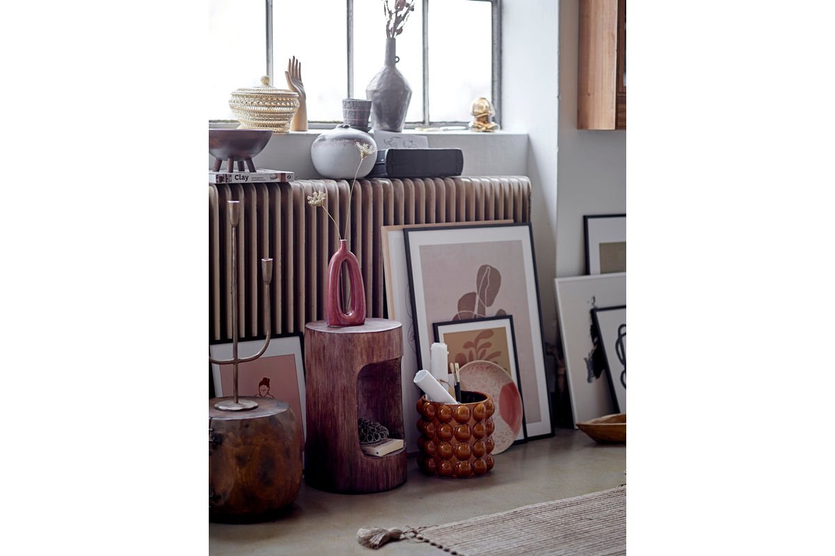 Vase "Ohma" - aus sprühgefärbtem Glas