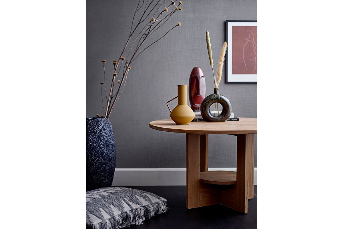 Vase « Brown Circle » - vase en céramique marron