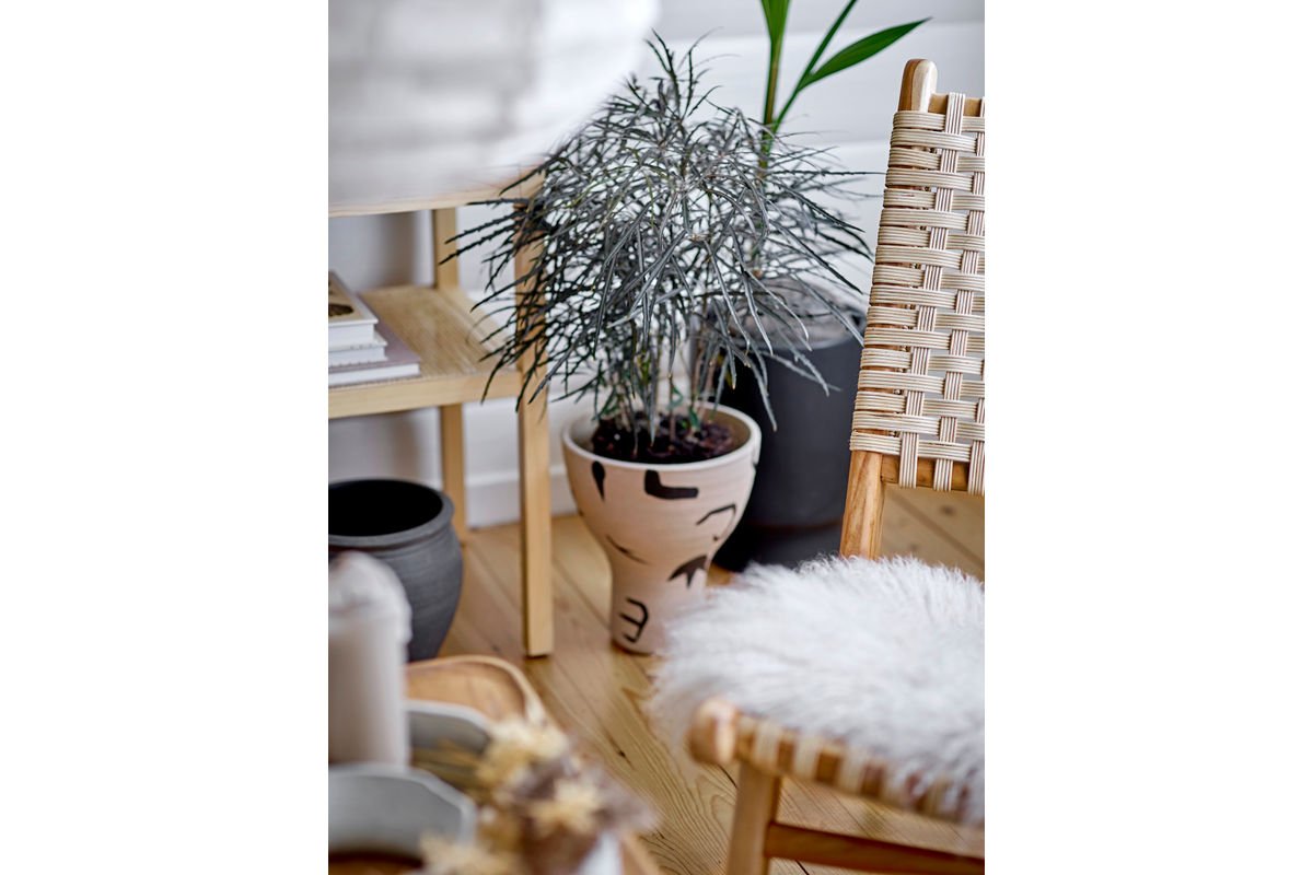 Vase "Nature Hippster" - braune Terrakottavase