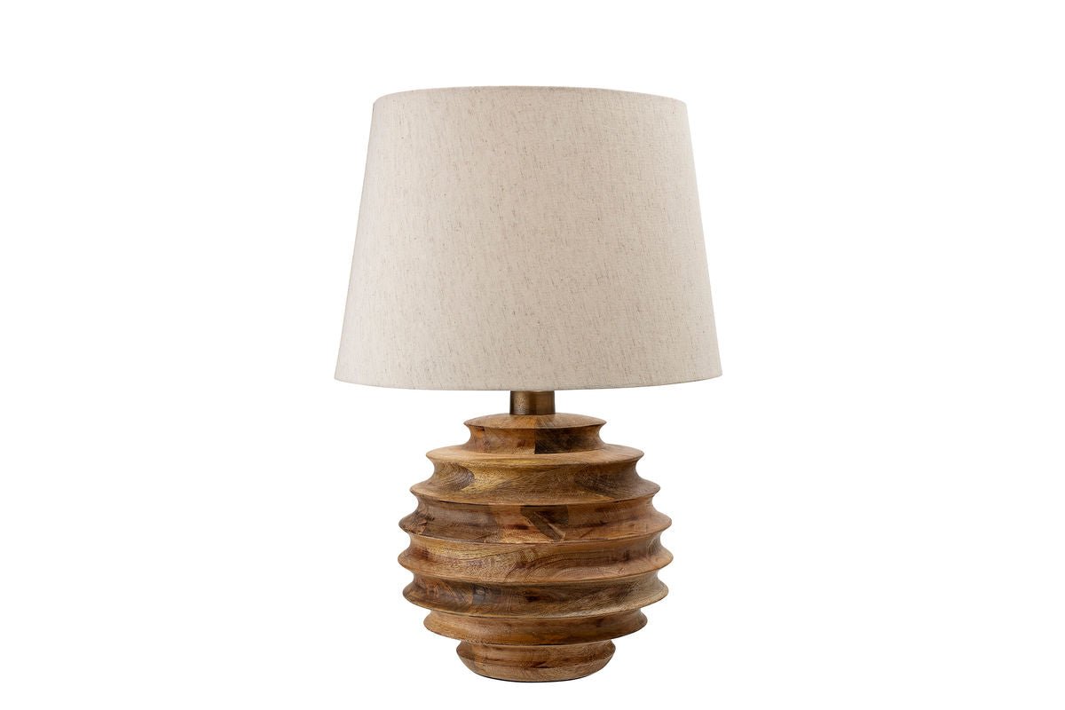 Lampe de table Wooden - en bois de manguier