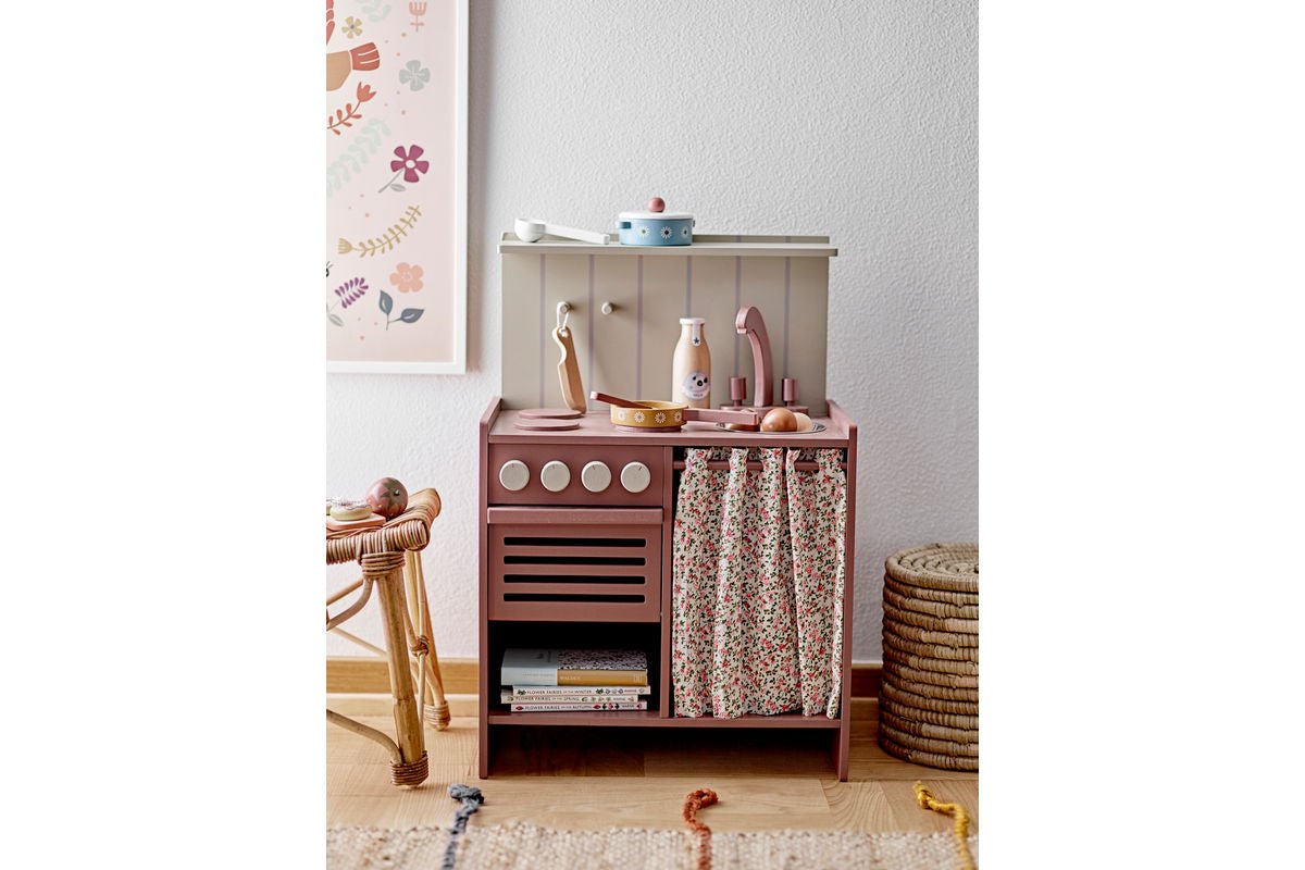 Spillschéier Levin – Mini-Ofen aus Holz fir Kanner