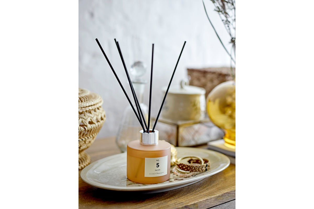 Plateau de service Avelis - en grès - motif floral