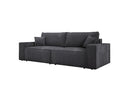 Designer Sofa Velanova 3 Sëtzer Cord mat Schlof- a Klappfunktioun