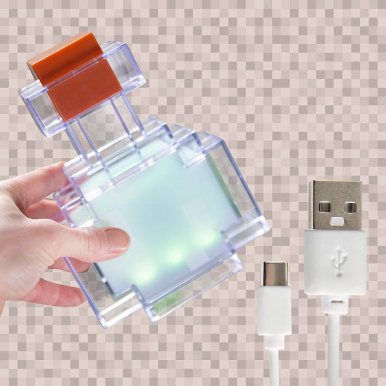 Minecraft LED Light "Potion" – Color Change by Shaking