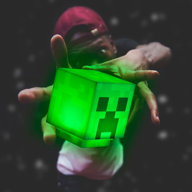 Minecraft LED Lamp "Creeper" – Light Figure with Battery