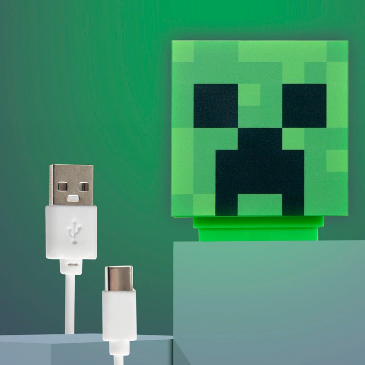 Minecraft LED Lamp "Creeper" – Light Figure with Battery