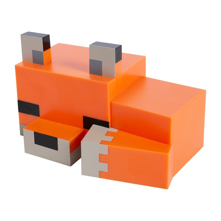 Minecraft LED-Dëschlampe „Fuchsbaby“ – mat Akku & USB-C