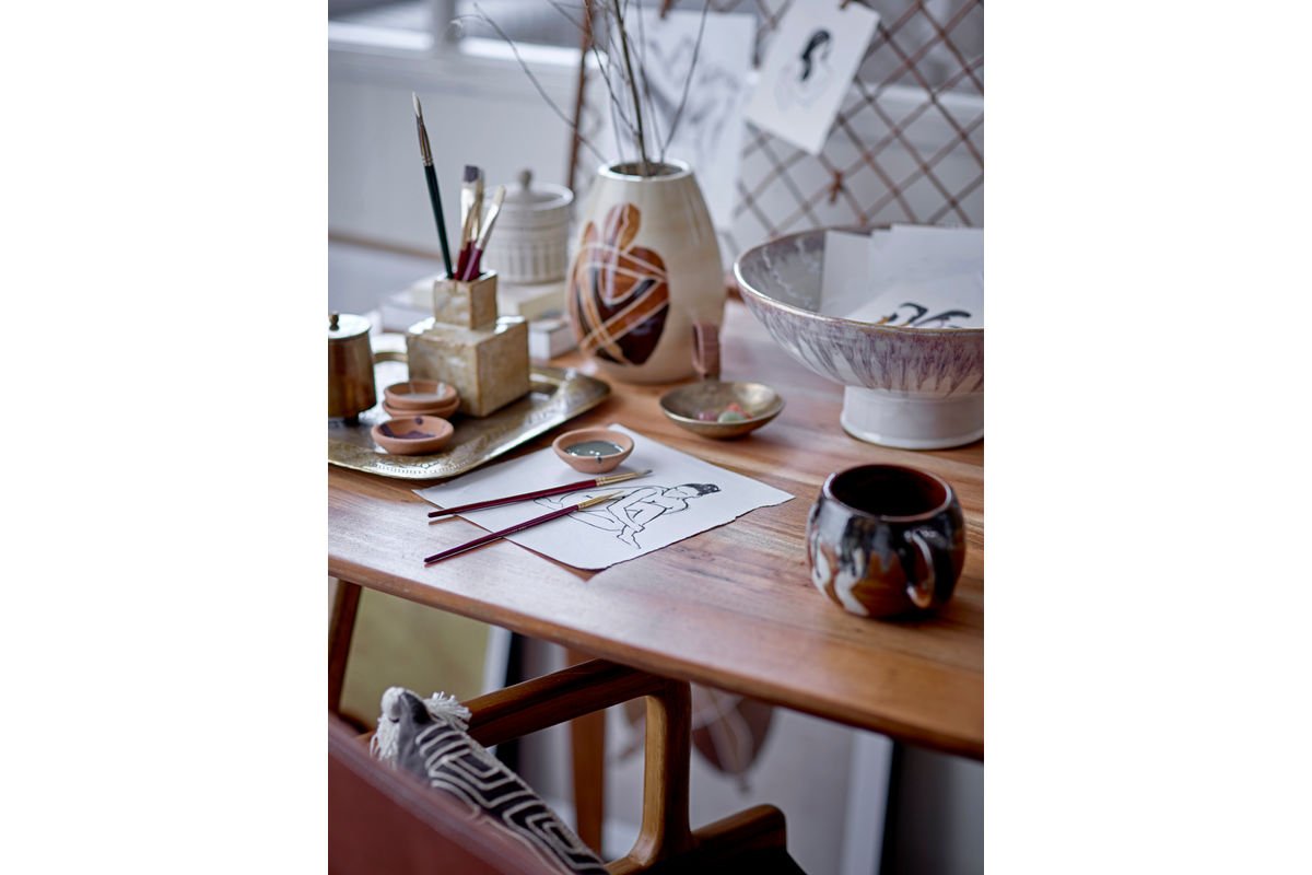 Vase "JONI" - grès peint