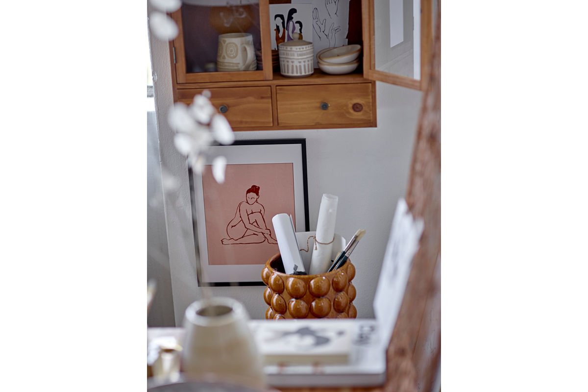 Vase "JONI" - grès peint