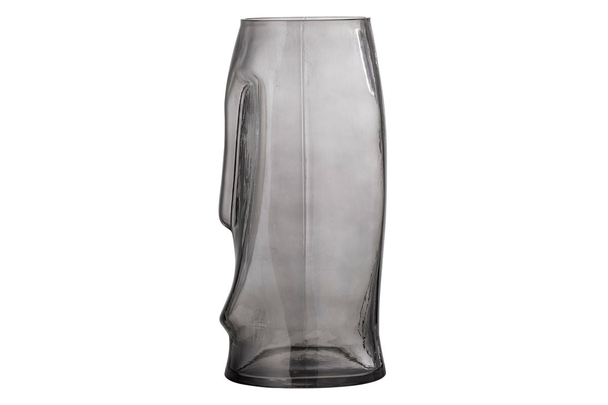 Vase "Facy" - vase en verre gris