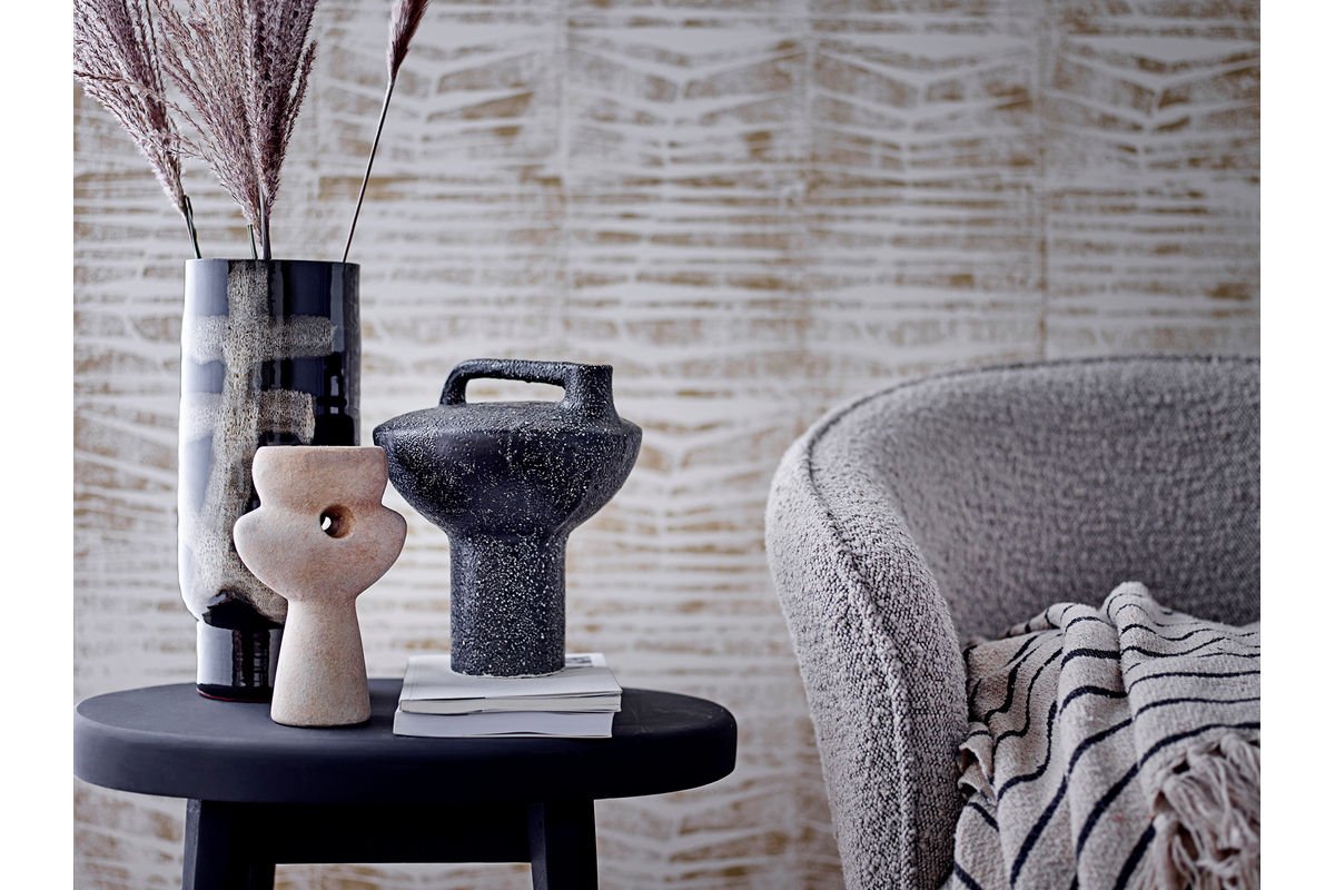 Vase "Namibie" - vase en terre cuite marron