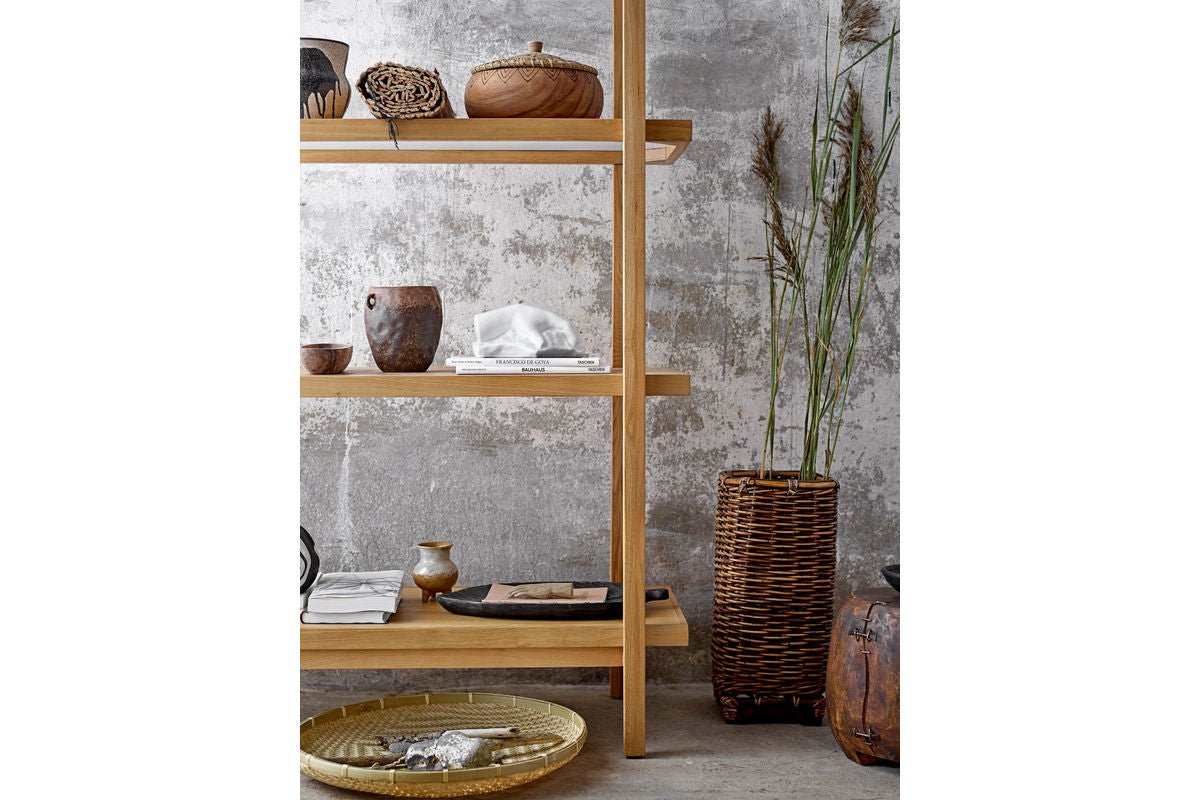 Pot de fleurs décoratif Arosa – Design artisanal en Noir