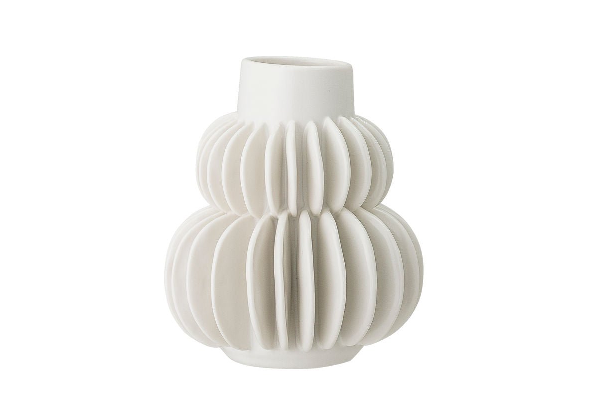 Vase "Nordia" – Stoneware in White
