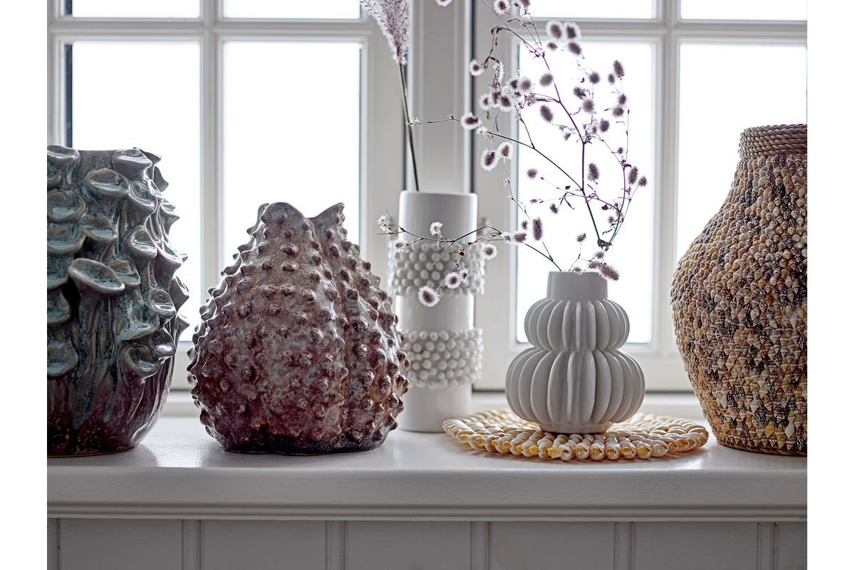 Vase "Nordia" – Stoneware in White