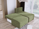Designer-Ecksofa Tilia Cord mat Schloffunktioun a Stauraum