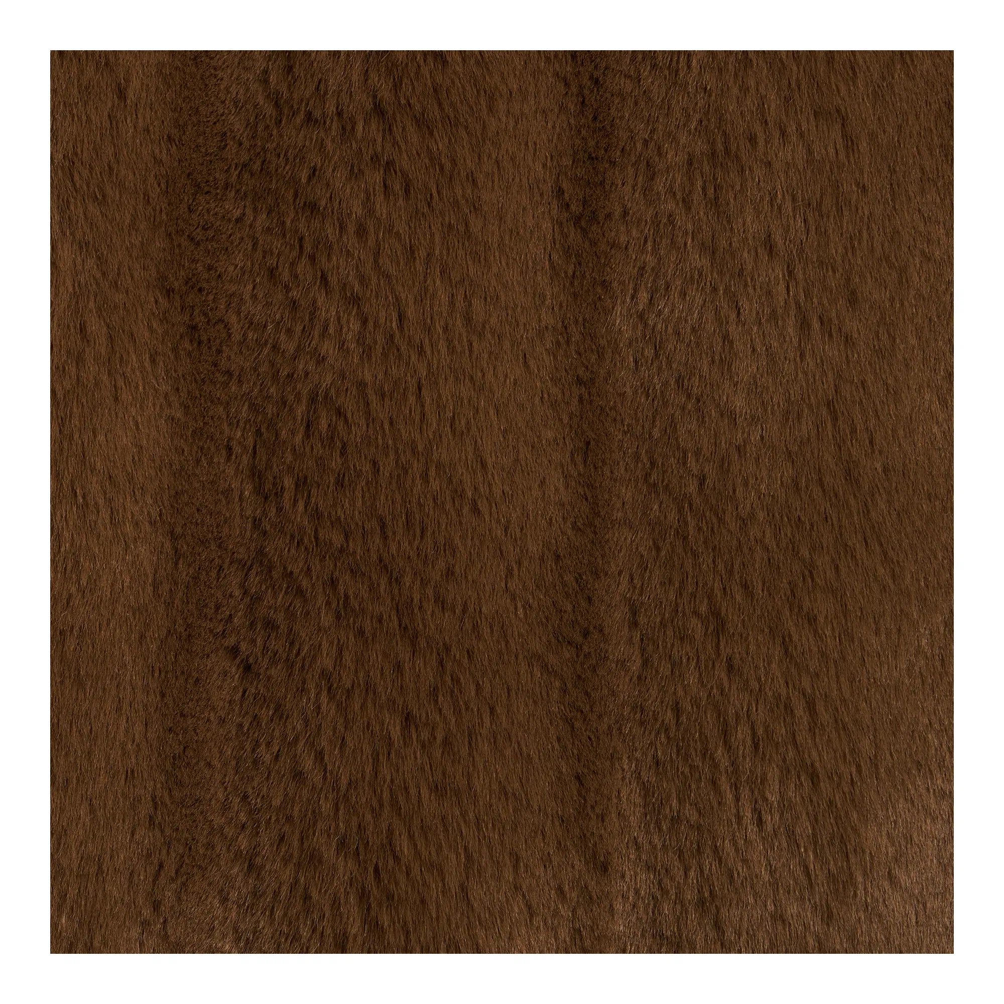 Flausch - Decorative Pillow Tao made of Faux Fur Brown 45x45 cm