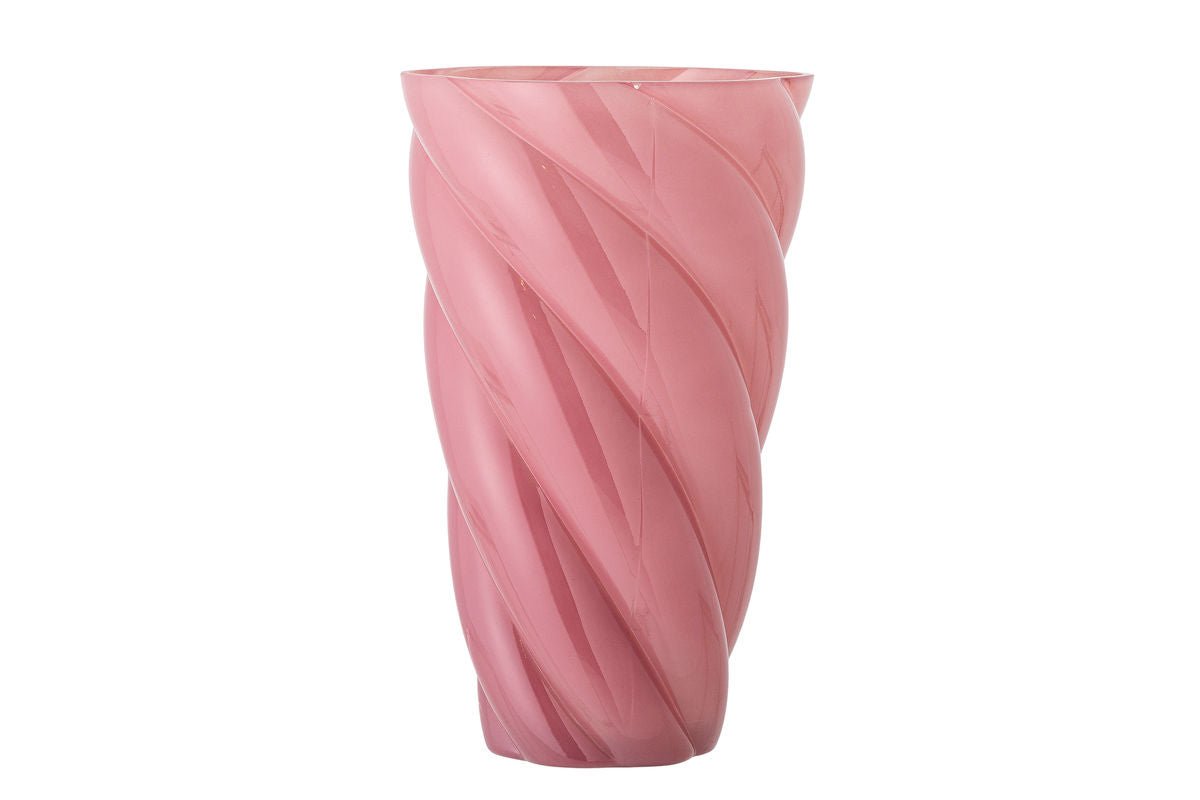 Vase "Pink Tornado" – made of glass