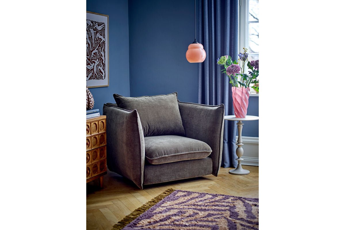 Vase "Pink Tornado" – made of glass