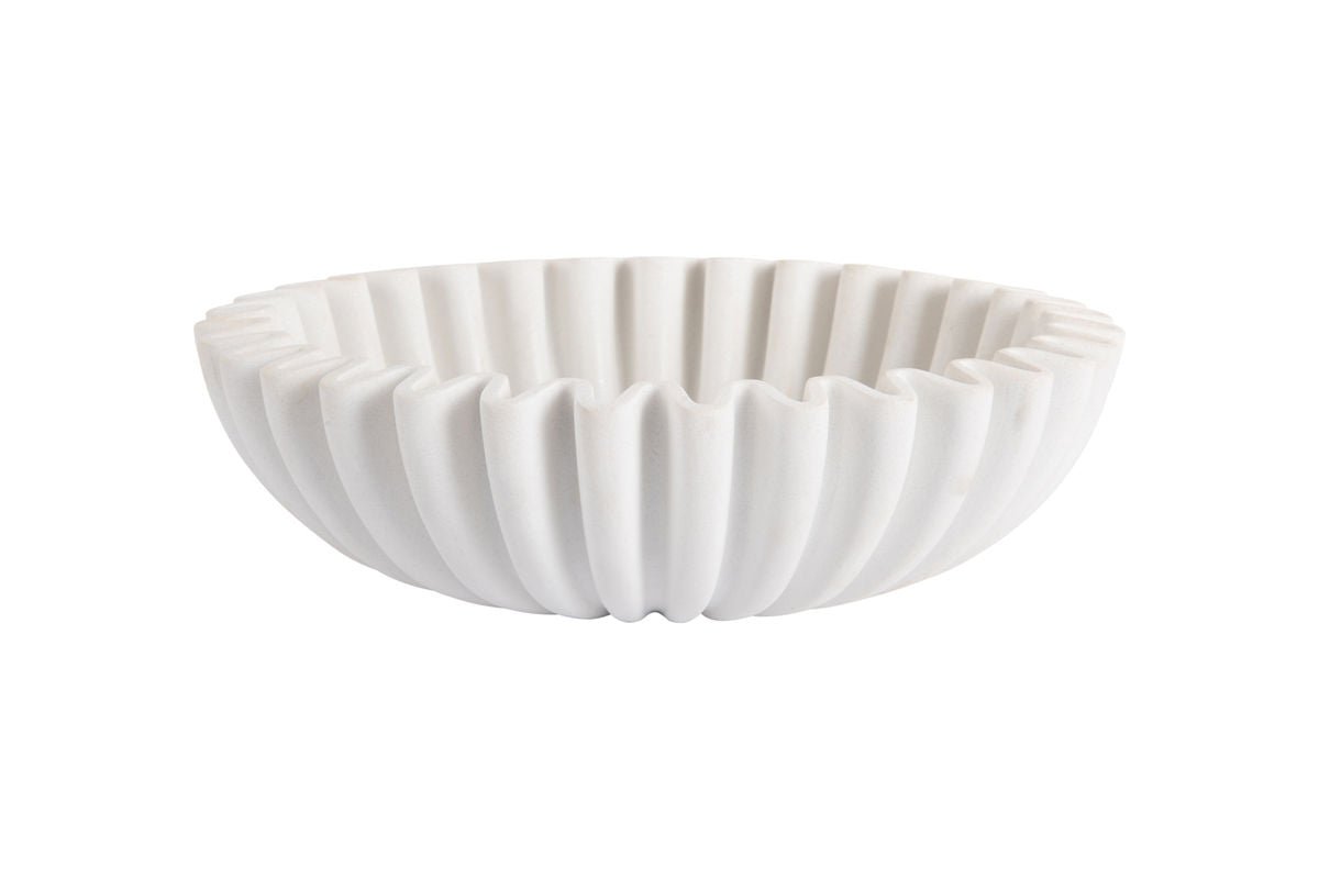 Zorin Small Bowl – Made of Polyresin / Wave Pattern