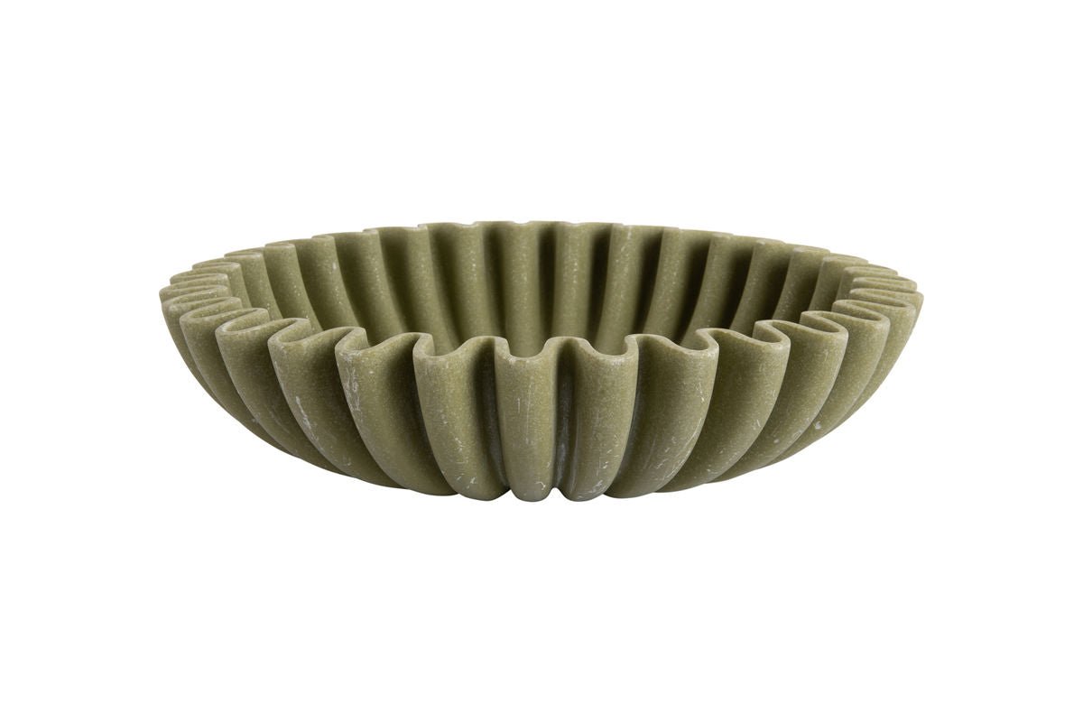 Zorin Large Bowl – Made of Polyresin / Wave Pattern