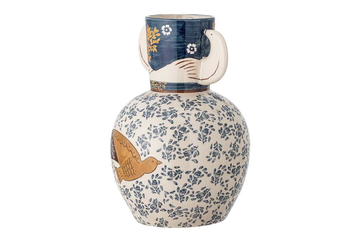 Vase "Granny" – Stoneware with Painting