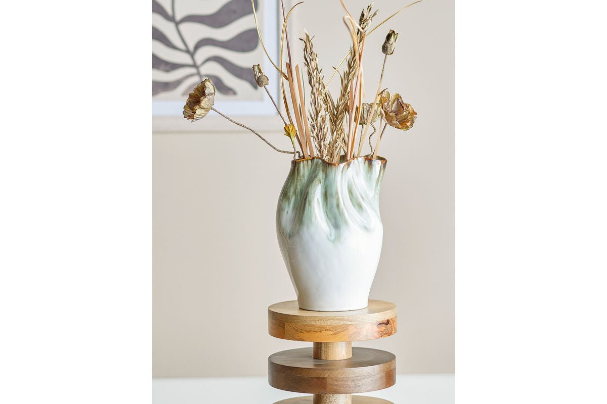 Vase "Elvyn" – Stoneware with reactive glaze