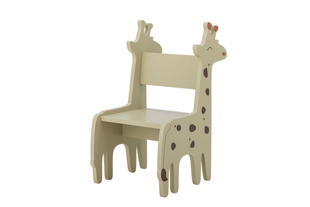 Chaise enfant « Gigi » – MDF certifié FSC® en tons naturels et gris