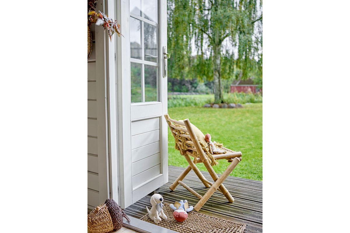 Children's Chair Kimo – Foldable Bamboo Chair in Natural Finish