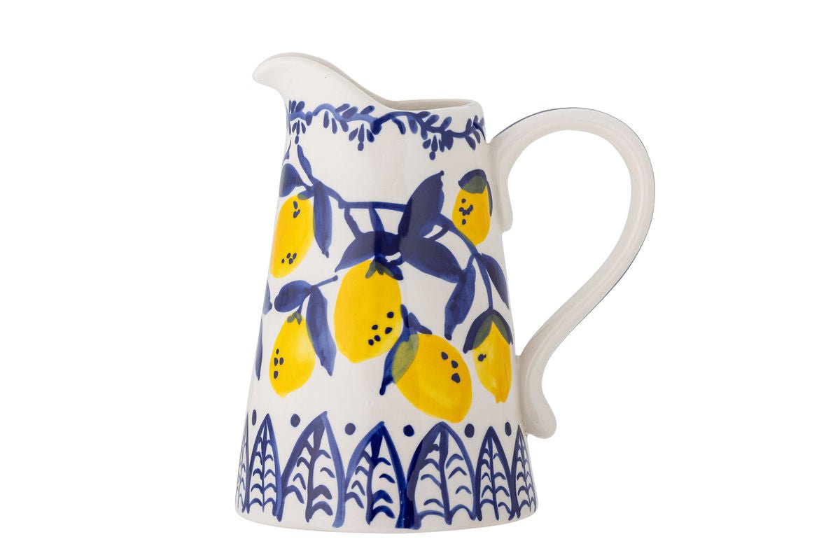 Krug Limonéa – hand-decorated stoneware in Blue