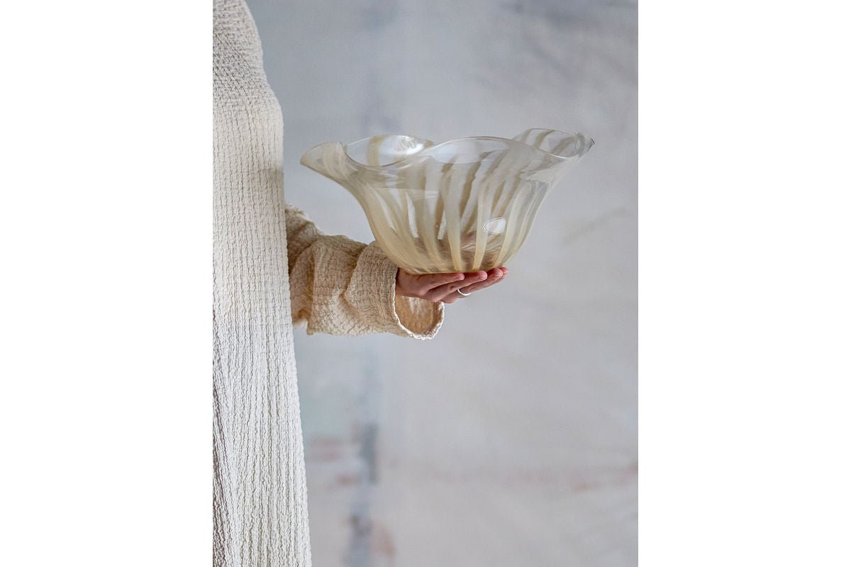 Dekoschossel Émiron – Rosa Glas