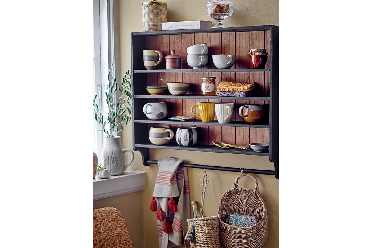 Krug Elva – handbemoolt Steingut mat Blummemotiv