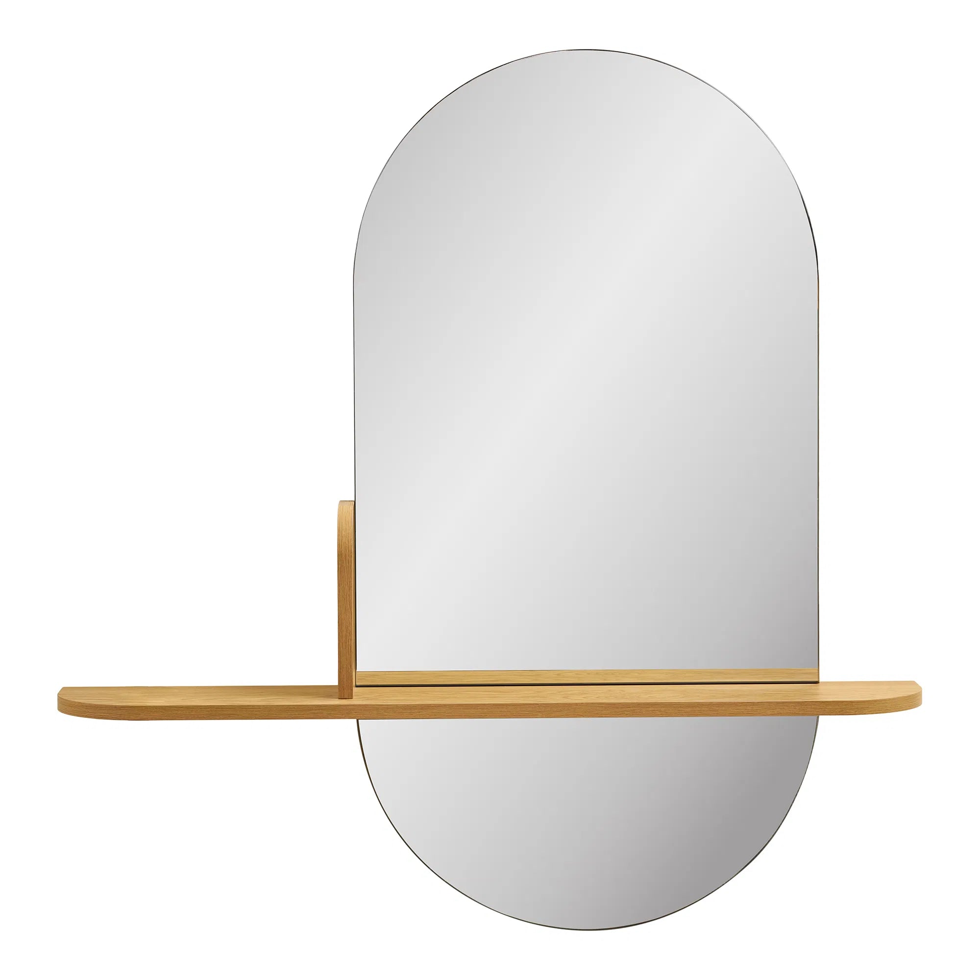 Mirror Barco with Shelf – Function & Design in Oak Look