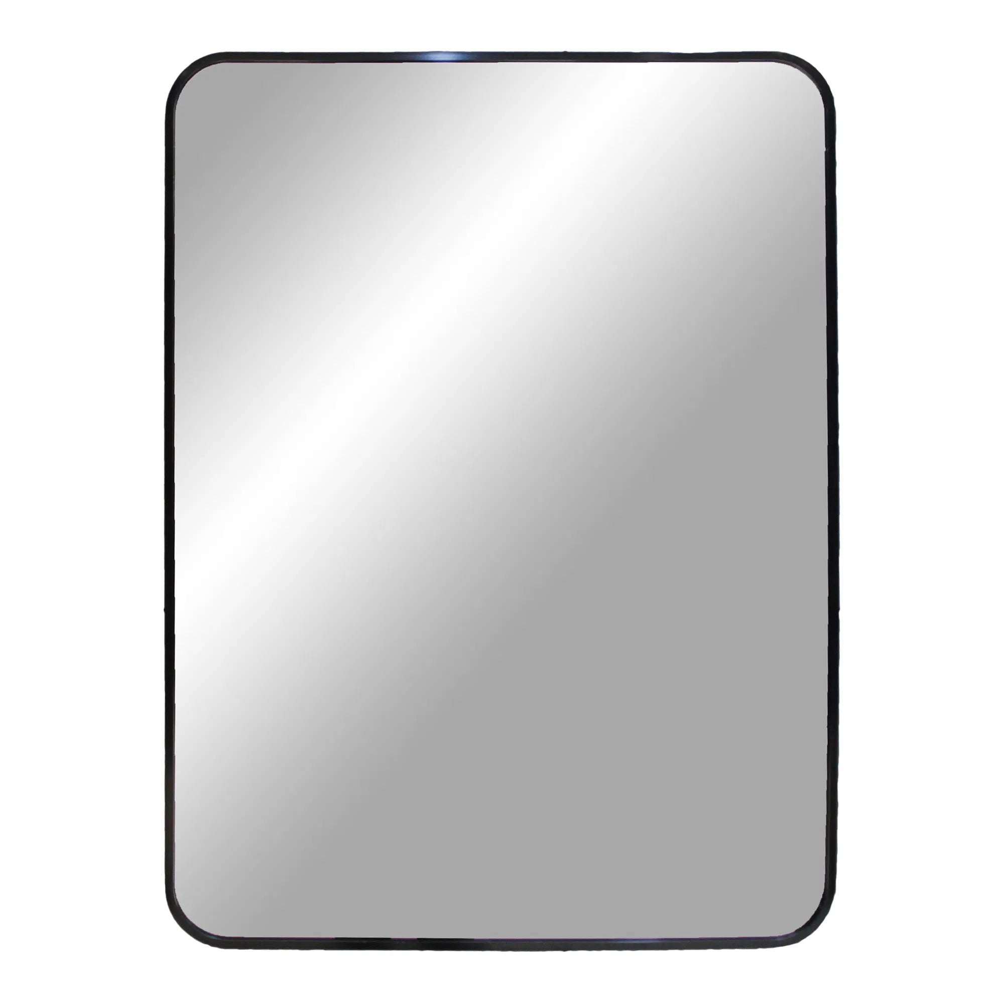 Spiegel Cirano Rectangular – Black Aluminum Frame