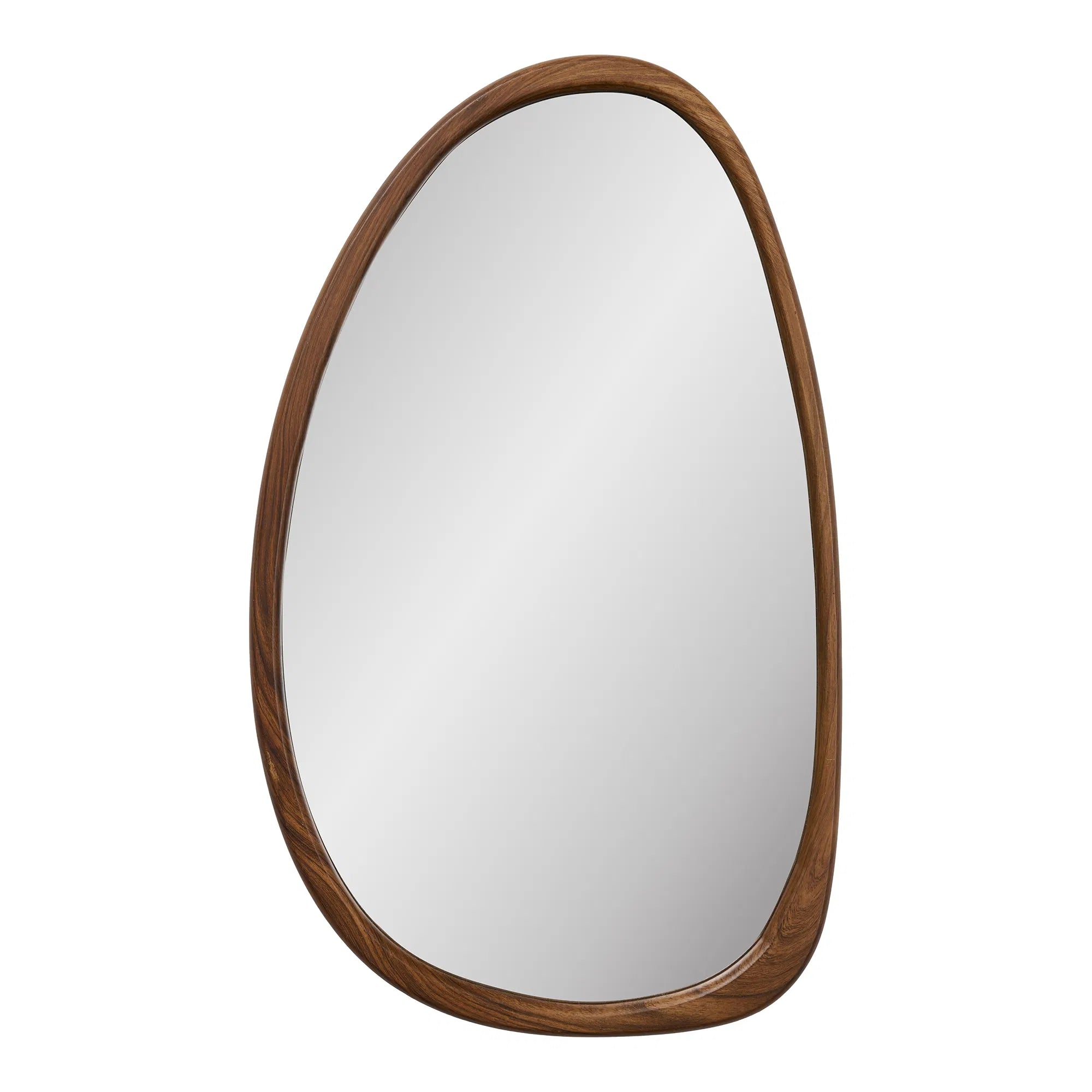 Spiegel Ardano XL – Organic Shape in Wood Look (38.5×64.5 cm)