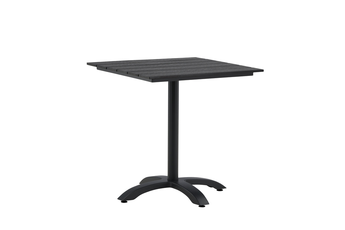 Garden table Malani - low-maintenance square table made of sturdy aluminum and Aintwood