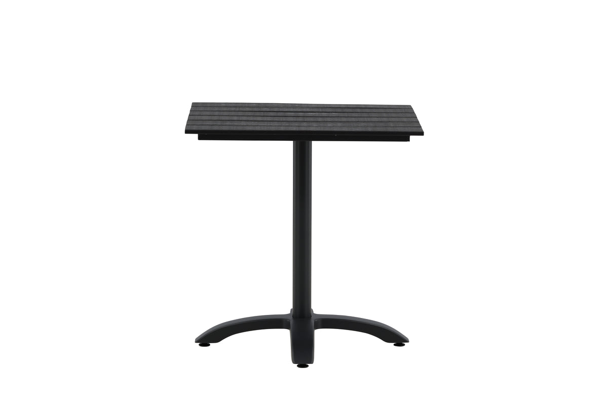 Garden table Malani - low-maintenance square table made of sturdy aluminum and Aintwood