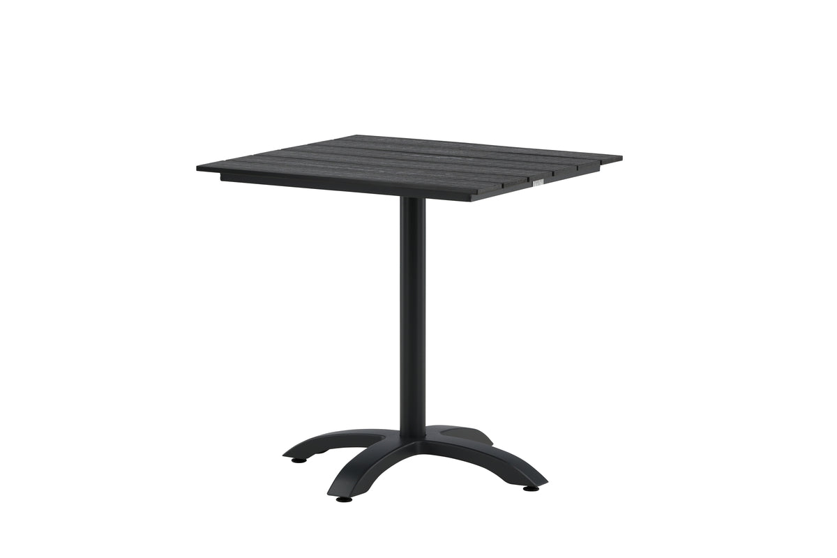 Garden table Malani - low-maintenance square table made of sturdy aluminum and Aintwood