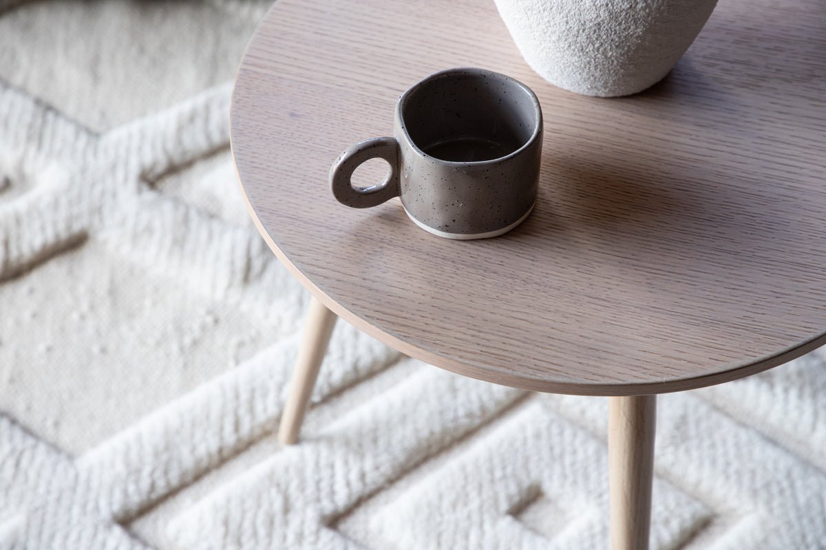 Side Table Anela – Ø48 in Two Colors