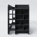 Lit mezzanine gaming Minecraft BaseCamp XL avec bureau et étagère